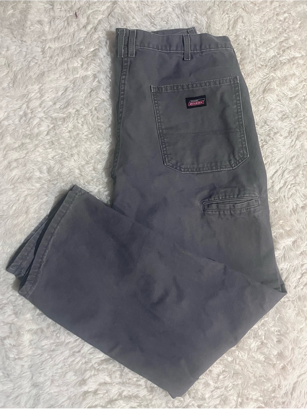 Dickies Men's Charcoal Cargo Work Pants